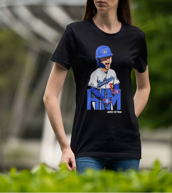 Los Angeles Dodgers James Outman HIM Baseball T-Shirt
