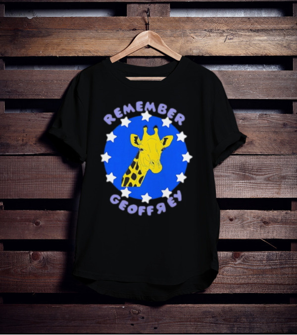 Remember Geoffrey Nostalgic Giraffe Us Toys Cartoon Retro T-Shirt