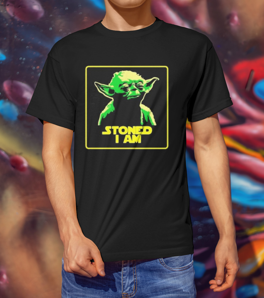 Star Wars Yoda Stoned I Am Jedi Master Meme T-Shirt
