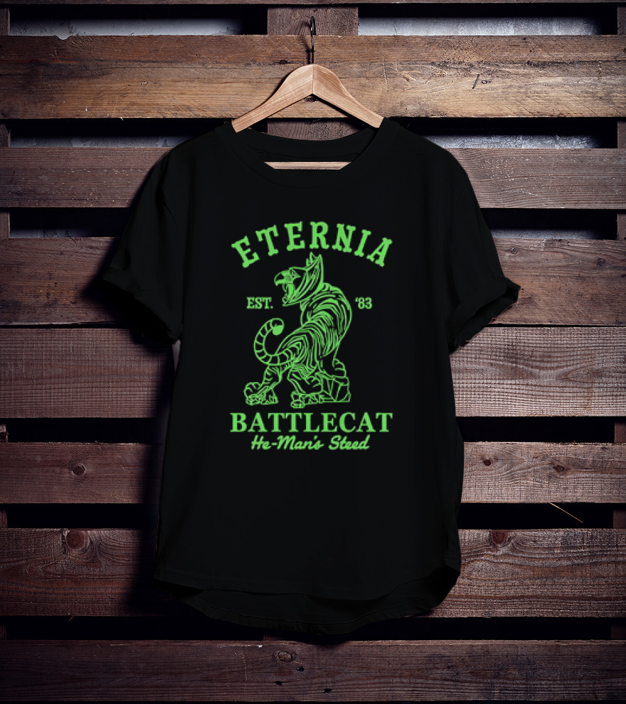 Eternia Battlecat He-Man's Steed Est. '83 Retro 1980 Toy T-Shirt