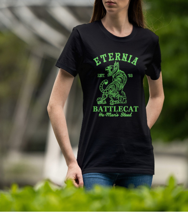 Eternia Battlecat He-Man's Steed Est. '83 Retro 1980 Toy T-Shirt