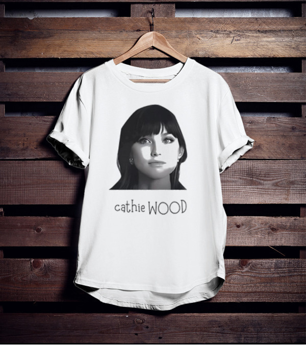 Cathie Wood Classic Portrait T-Shirt
