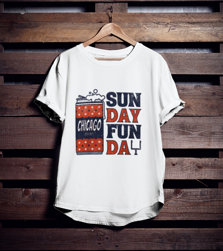 Chicago Sunday Fun Day 1923 Football Can T-Shirt