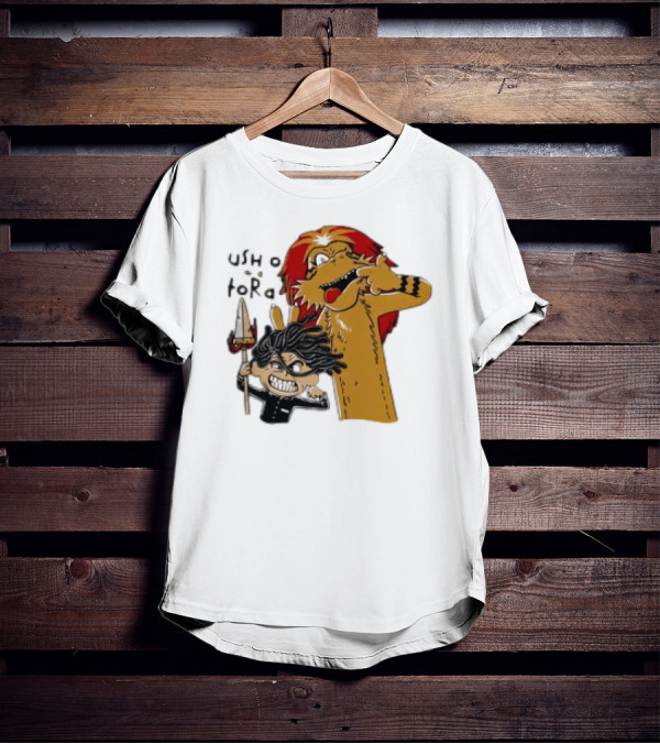 Ushio And Tora Calvin And Hobbes Mashup Tide And Tiger T-Shirt