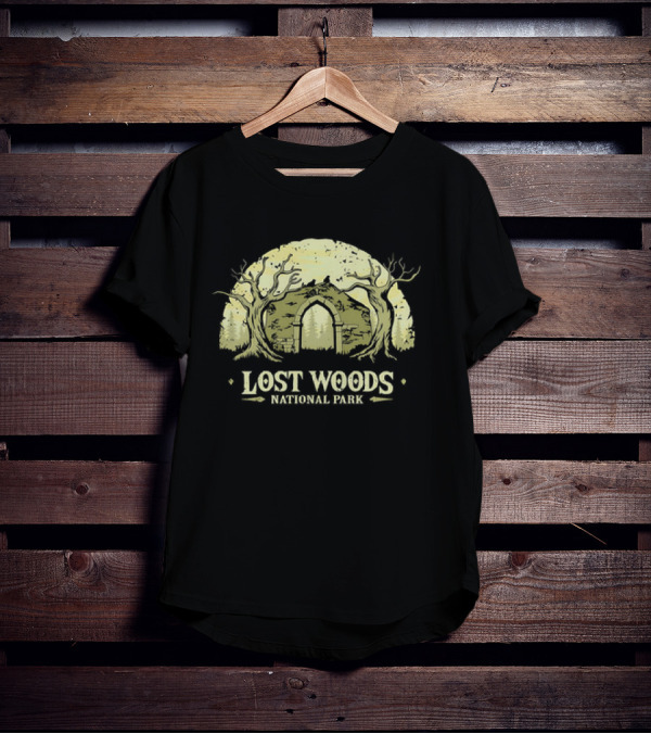Legend Of Zelda Lost Woods National Park Adventure T-Shirt
