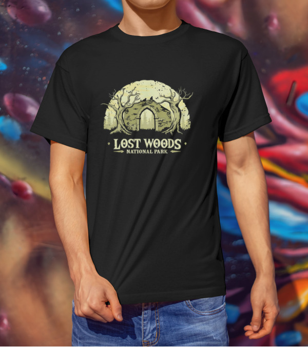 Legend Of Zelda Lost Woods National Park Adventure T-Shirt