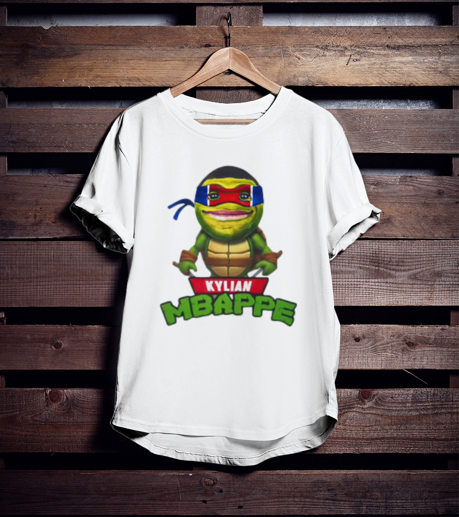Kylian Mbappe Leonardo Ninja Turtle T-Shirt