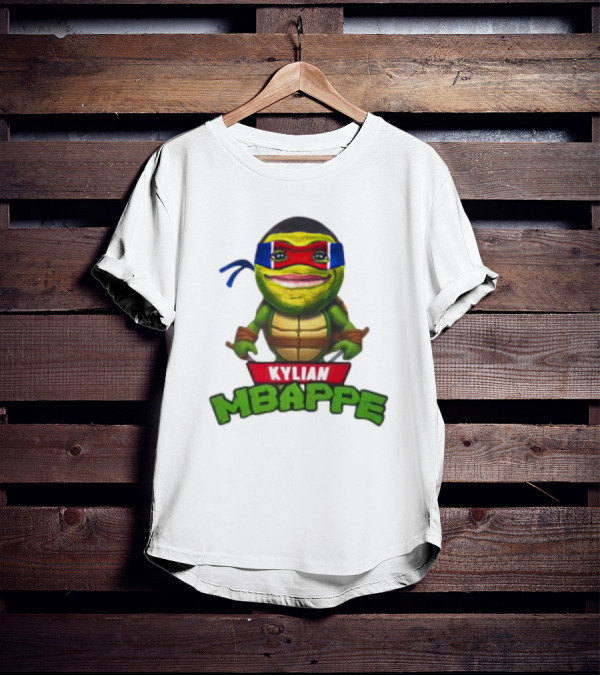 Kylian Mbappe Leonardo Ninja Turtle T-Shirt