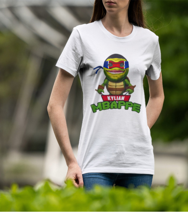 Kylian Mbappe Leonardo Ninja Turtle T-Shirt