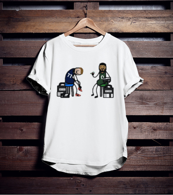 Luka 77 And Tatum Prepare With Foot Locker Shoes T-Shirt