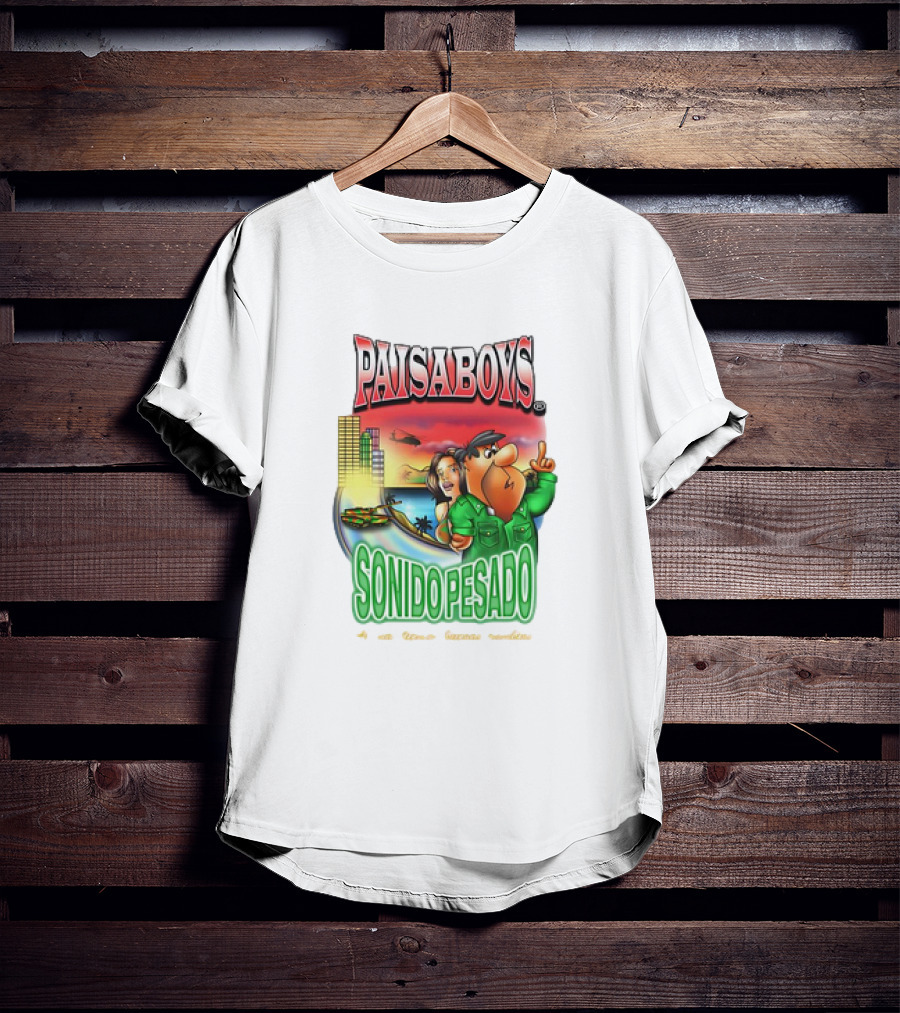 PAISABOYS SONIDO PESADO Al Mal Tiempo Buenas Cumbias T-Shirt