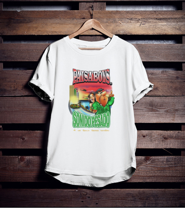 PAISABOYS SONIDO PESADO Al Mal Tiempo Buenas Cumbias T-Shirt