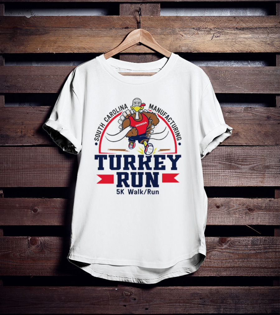 South Carolina Manufacturing Honda Turkey Run 5K Walk/Run T-Shirt