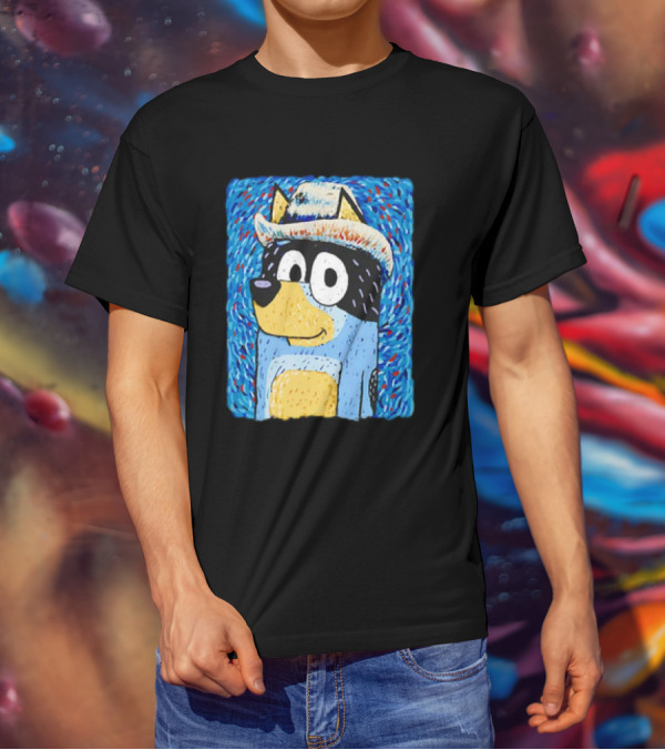 Heeler Family Van Gogh Bandit Van Dogh T-Shirt