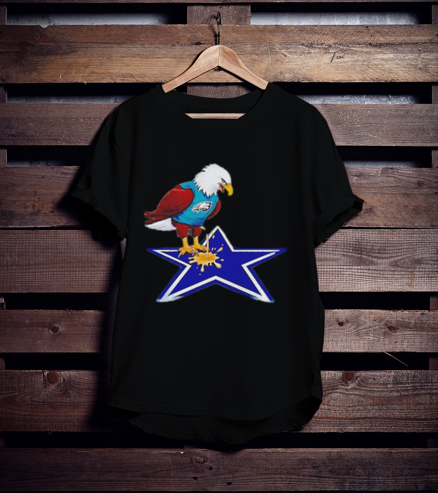 Philadelphia Eagles Peeing On Dallas Cowboys Star T-Shirt