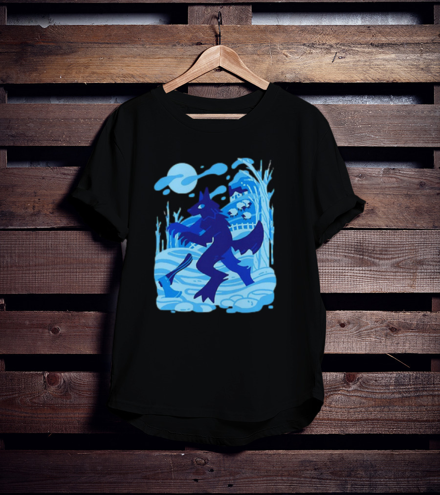 Werewolf Under The Winter Moon T-Shirt