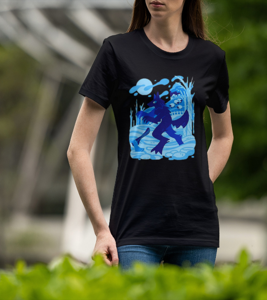 Werewolf Under The Winter Moon T-Shirt