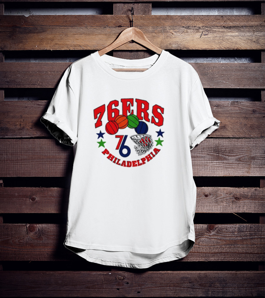 Philadelphia 76ERS 76 Basketball Stars City Edition T-Shirt