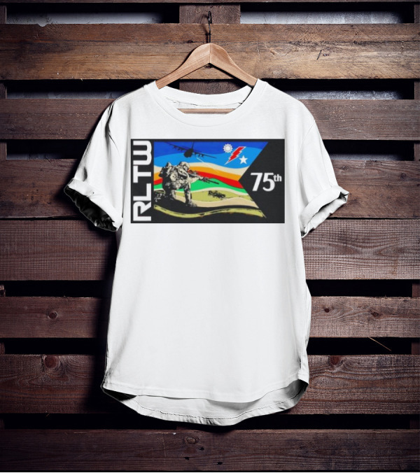RLTW RGR Violence Guidon 75th Airborne Soldier Tactical Ops T-Shirt