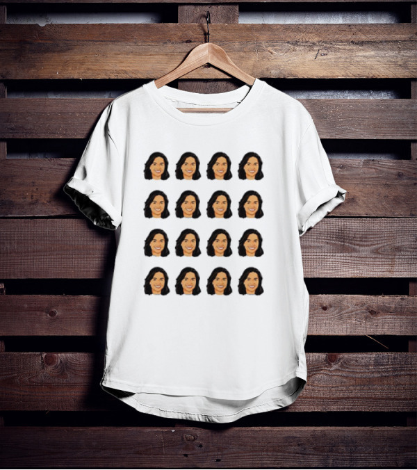 Tulsi Gabbard 16 Identical Smiling Faces T-Shirt