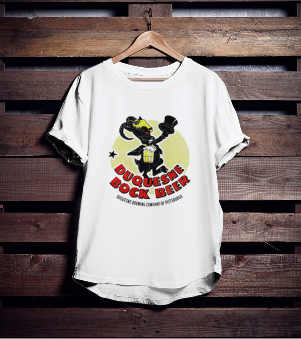 Duquesne Bock Beer Duquesne Brewing Company Of Pittsburgh Retro Ram T-Shirt