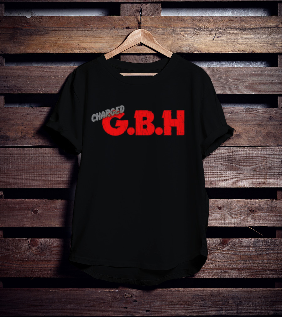 Charged GBH 1978 Classic Punk Band Retro T-Shirt