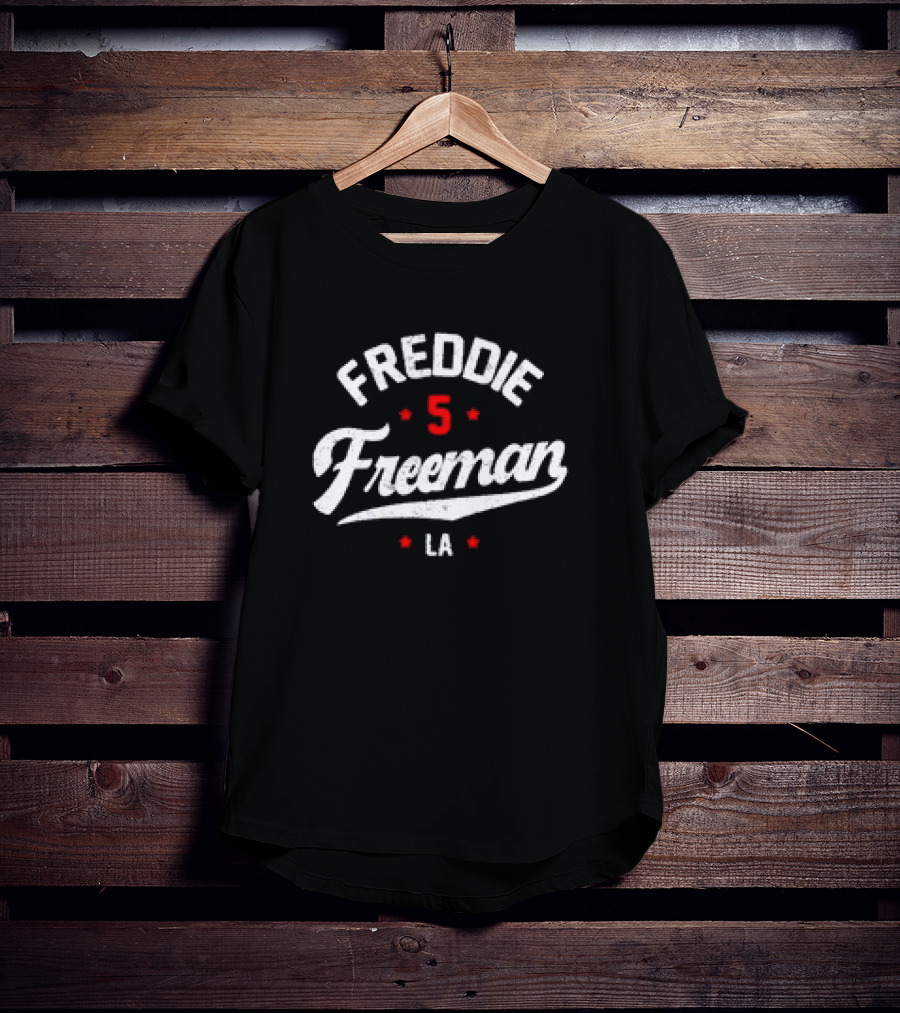 Freddie Freeman 5 LA Dodgers Baseball T-Shirt