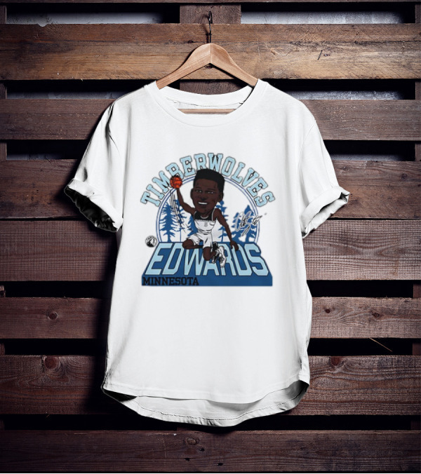 TIMBERWOLVES EDWARDS MINNESOTA T-Shirt