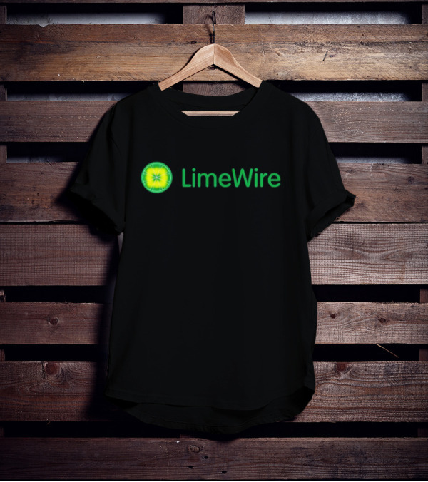 LimeWire Classic Logo Lime Design Vintage Nostalgia T-Shirt