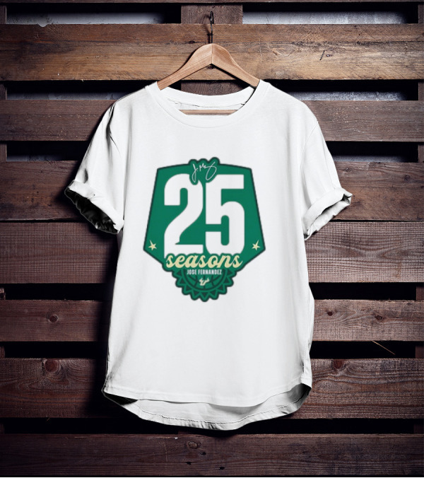 USF Women's Basketball 25 Seasons Jose Fernandez T-Shirt