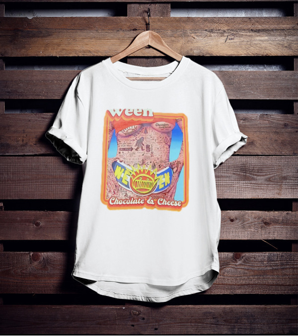 Ween Chocolate And Cheese Album Cover Art Vintage Comic T-Shirt