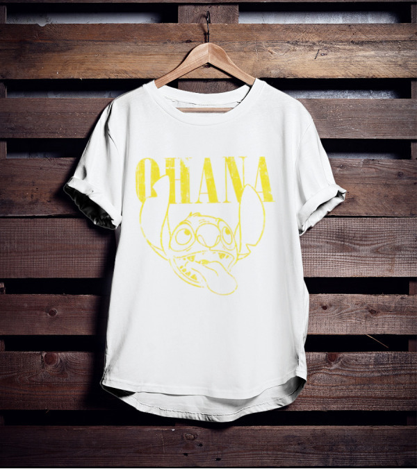 Ohana Stitch Nirvana Collaboration T-Shirt