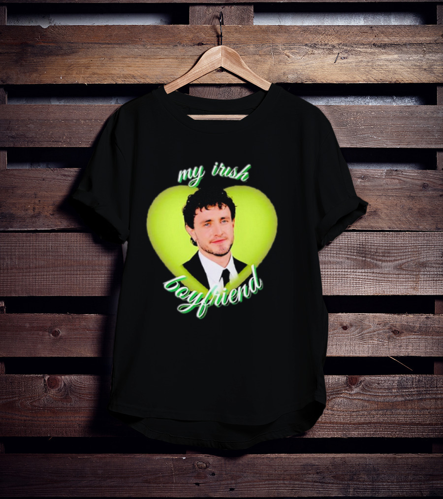 Paul Mescal My Irish Boyfriend Heart T-Shirt