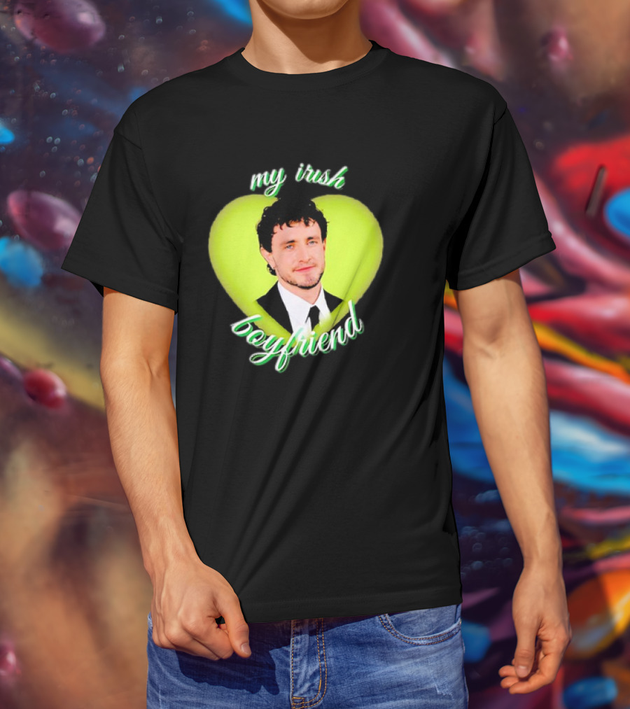 Paul Mescal My Irish Boyfriend Heart T-Shirt