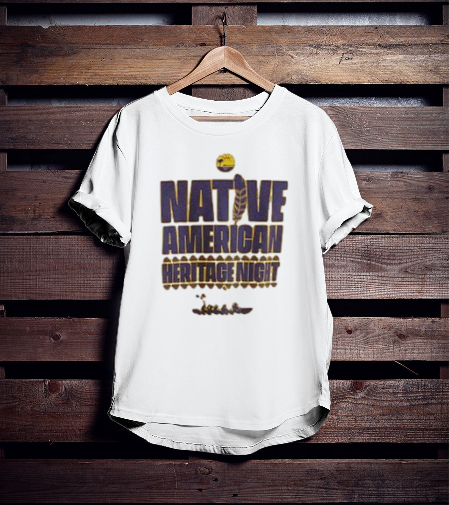South Bay Lakers Native American Heritage Night Basketball Feather T-Shirt