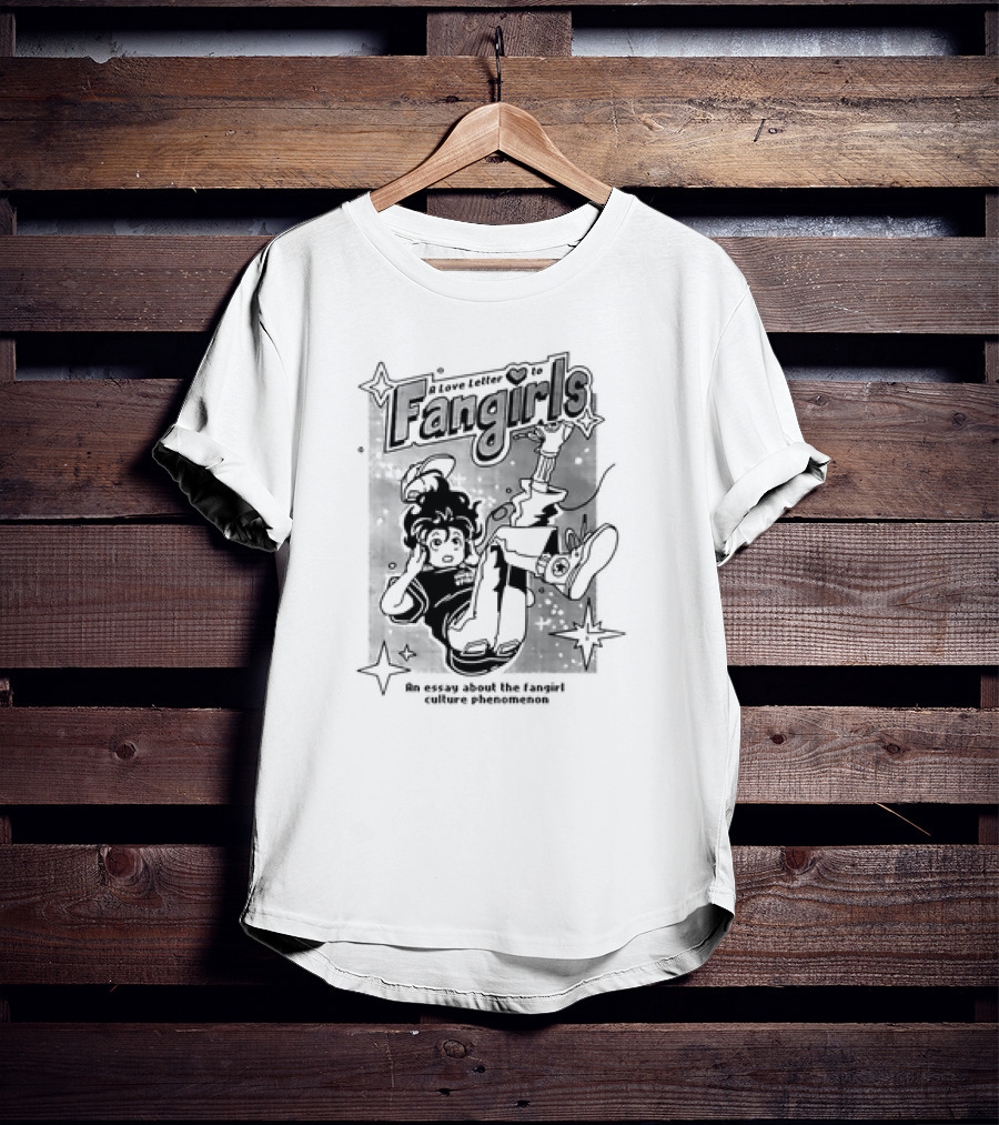A Love Letter To Fangirls An Essay About The Fangirl Culture Phenomenon Zine T-Shirt