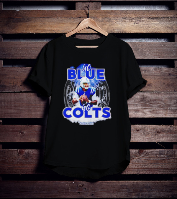 Anthony Richardson Indianapolis Colts NFL Go Blue Go Colts Football Fan T-Shirt