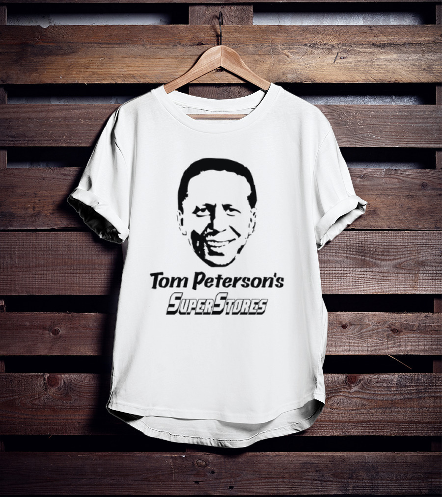 Tom Peterson's Super Stores Face T-Shirt