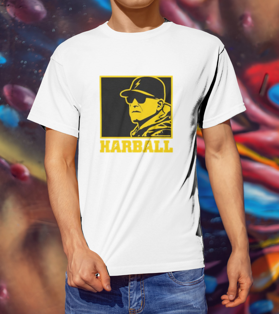 Chargers Harball NFL Royal Jim Harbaugh Los Angeles T-Shirt