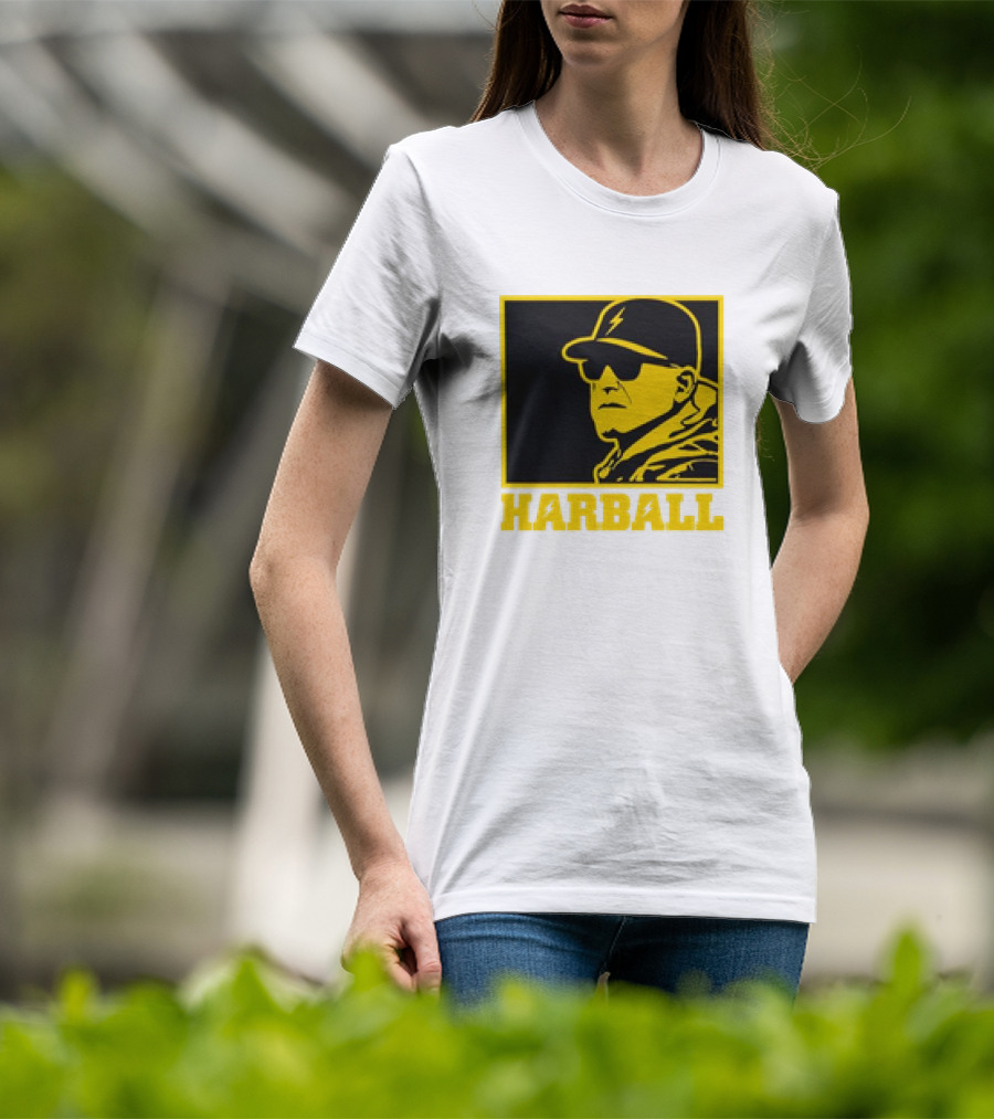 Chargers Harball NFL Royal Jim Harbaugh Los Angeles T-Shirt