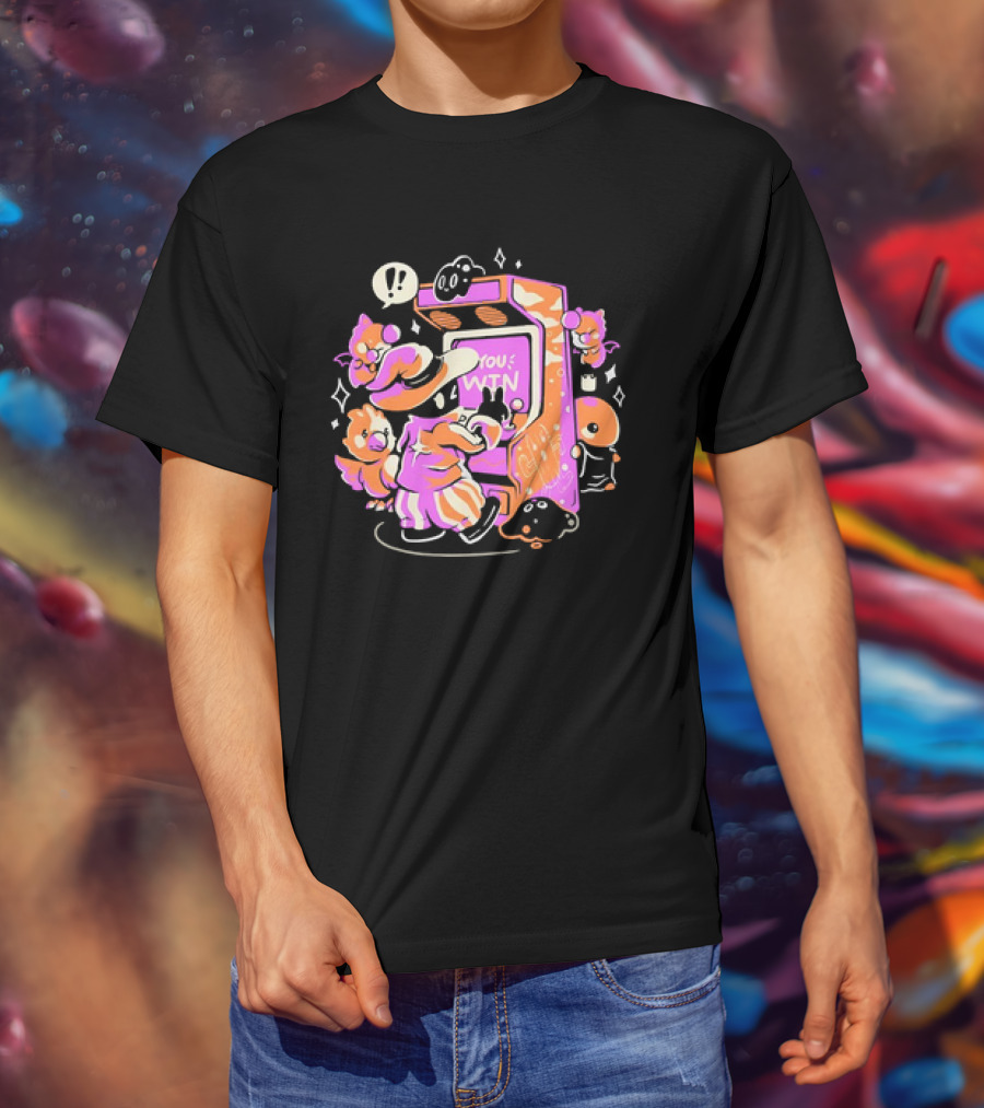 Arcade Adventure With Vivi And Friends Victory T-Shirt
