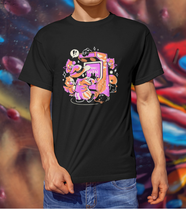 Arcade Adventure With Vivi And Friends Victory T-Shirt