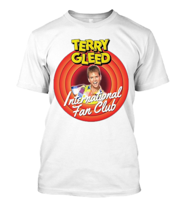 Terry Gleed International Fan Club Retro Style Badge T-Shirt