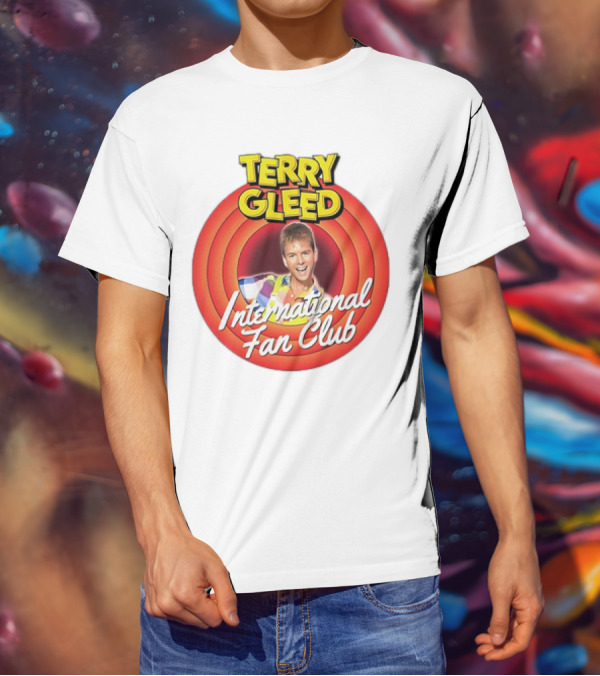 Terry Gleed International Fan Club Retro Style Badge T-Shirt