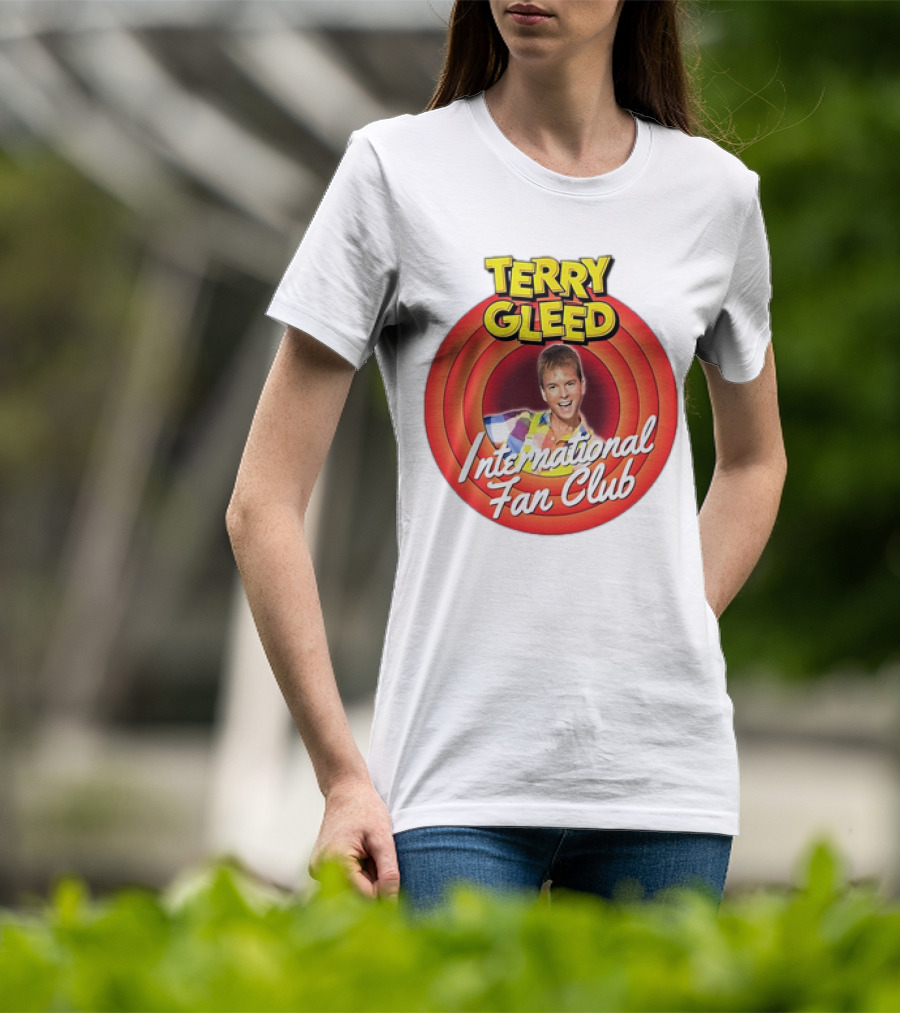 Terry Gleed International Fan Club Retro Style Badge T-Shirt