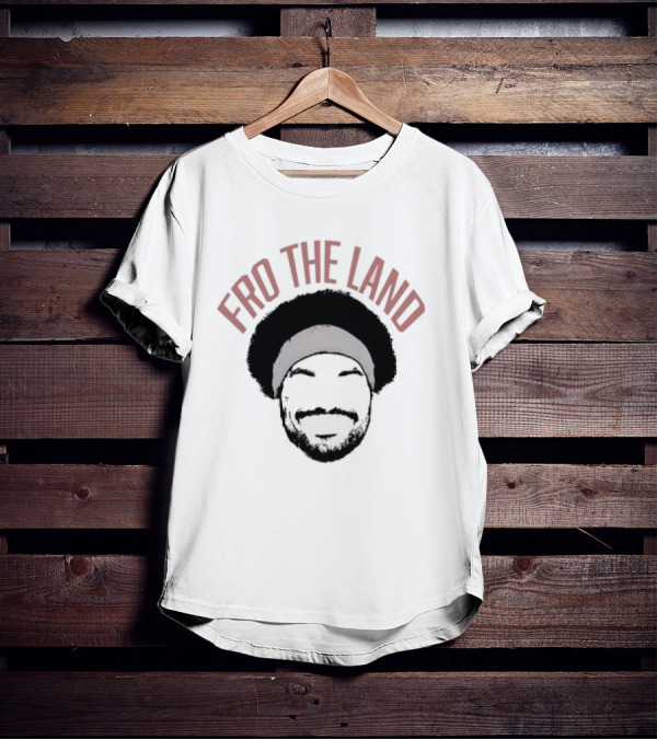 Donovan Mitchell Fro The Land Cleveland Cavaliers Afro Basketball T-Shirt