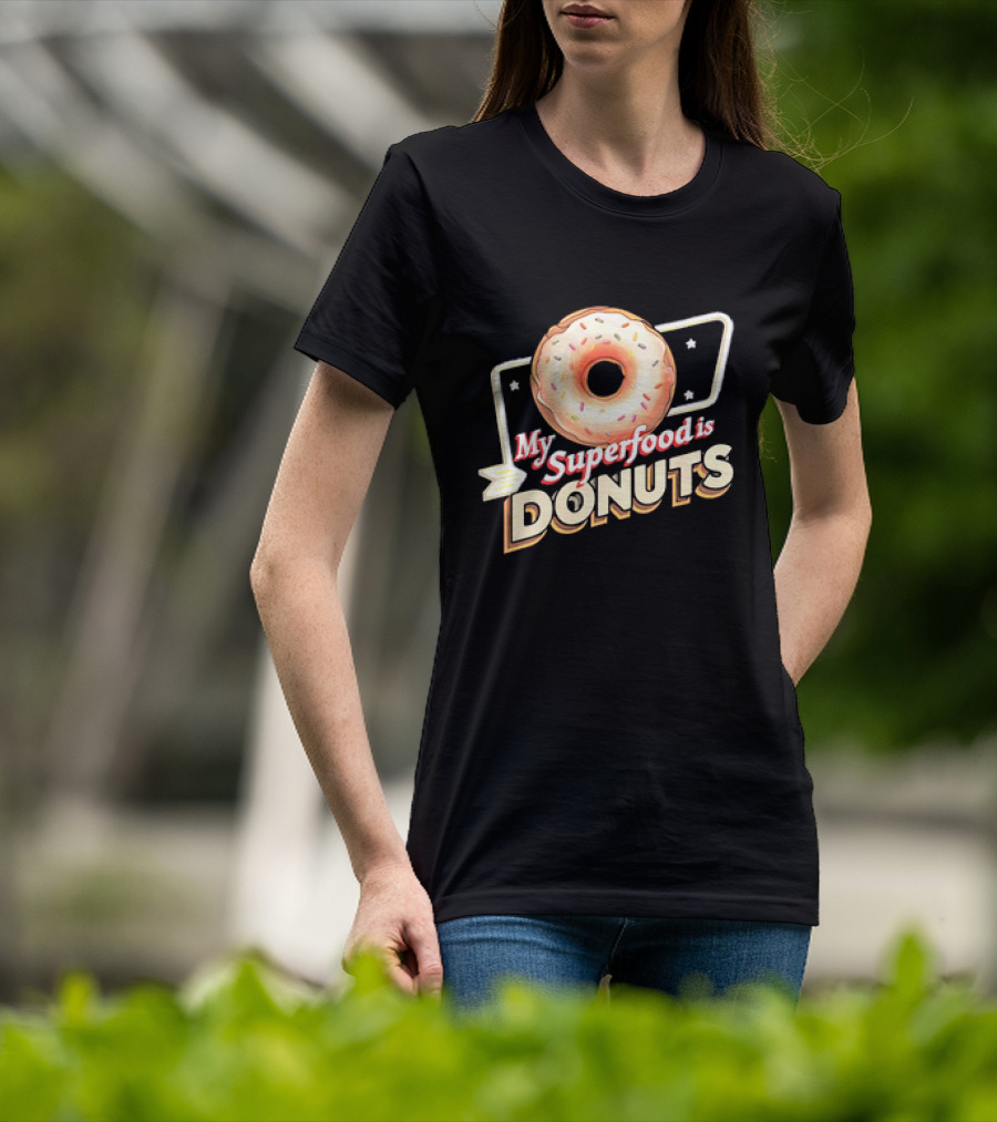 My Superfood Is Donuts Vintage T-Shirt