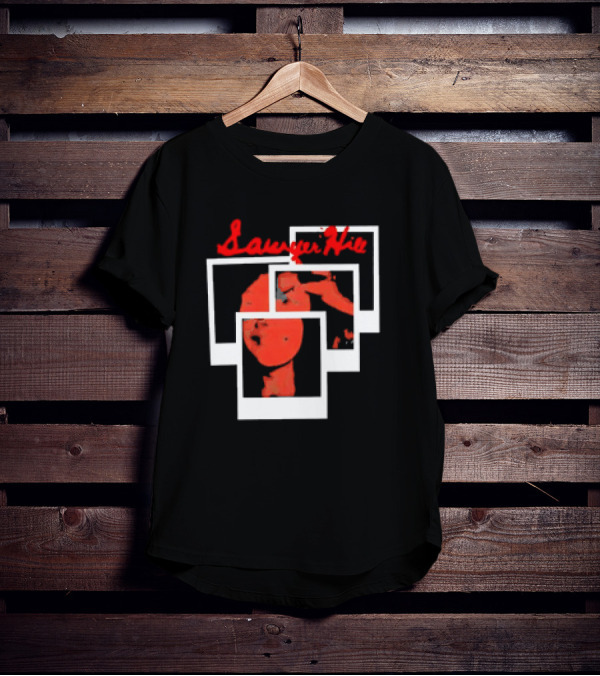 Sawyer Hill High On My Lows Retro Vintage Polaroid Aesthetic T-Shirt