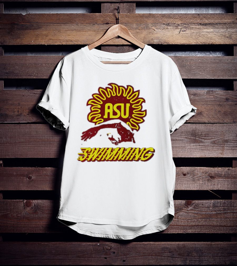 ASU Swimming Sun Devil Logo Dive Team T-Shirt