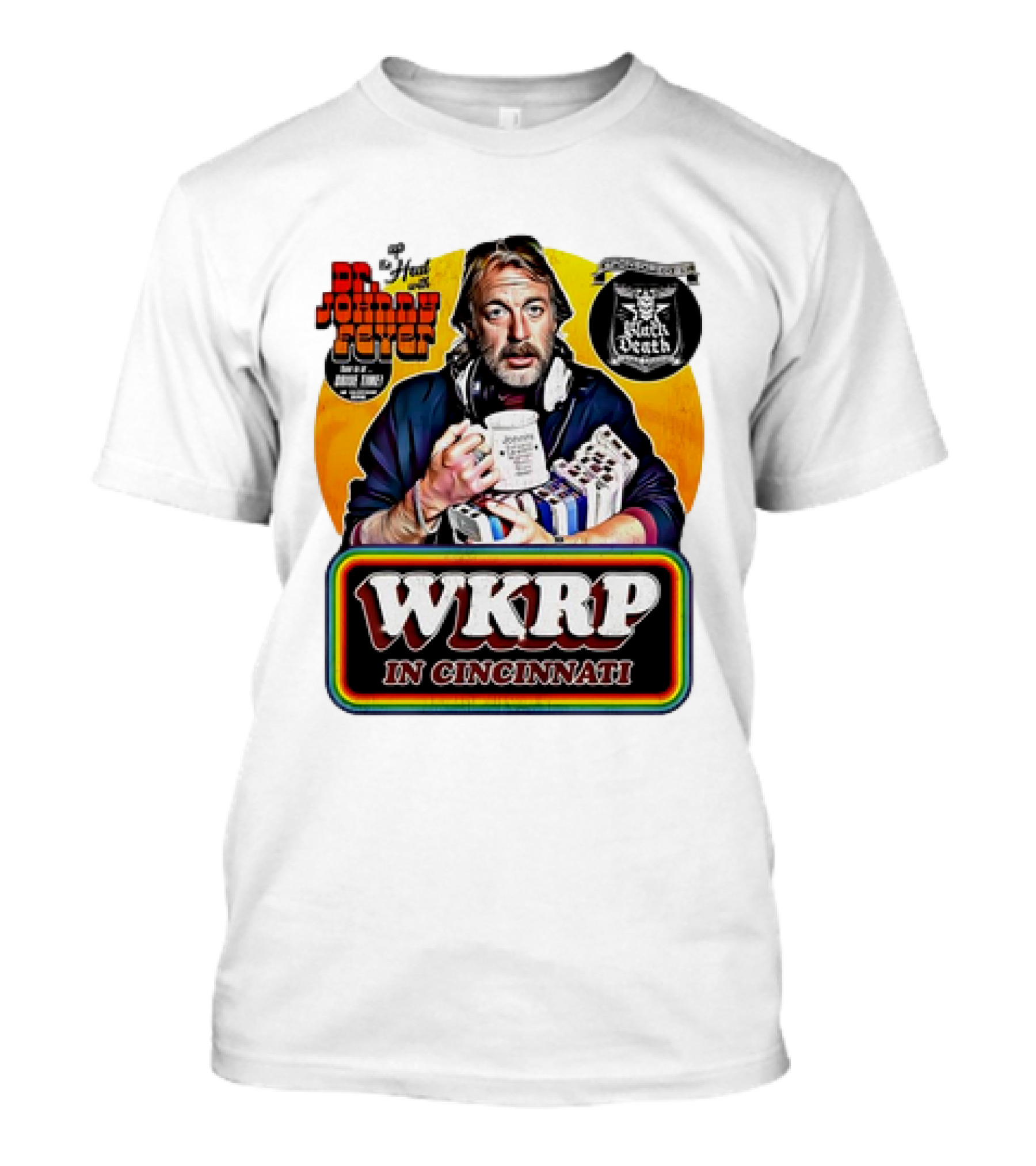 Dr Johnny Fever WKRP In Cincinnati Rock And Roll James Coffee Radio Mug T-Shirt